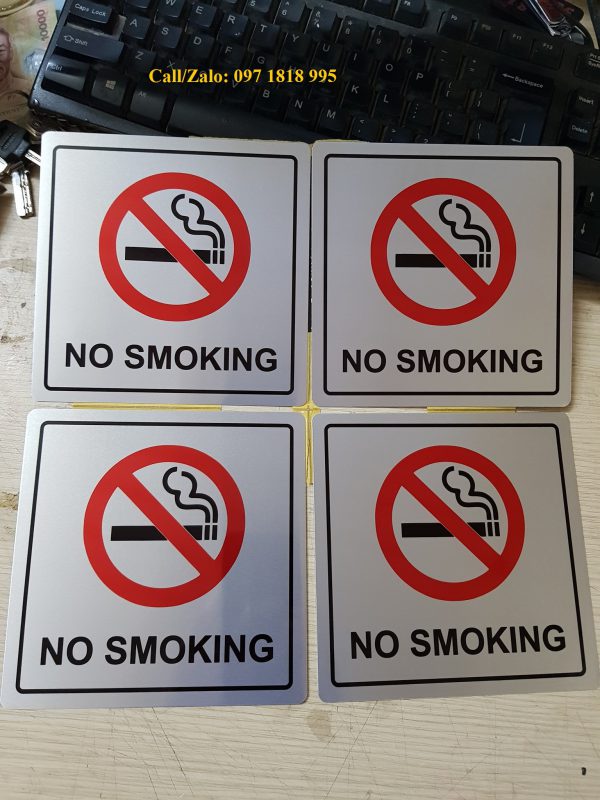 Biển cấm hút thuốc-No smoking